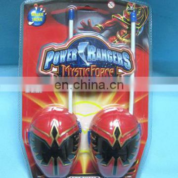 hot sell plastic superman kids walkie talkie toy