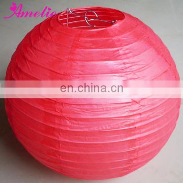 A64PL 30cm Red rice paper lanterns for christmas