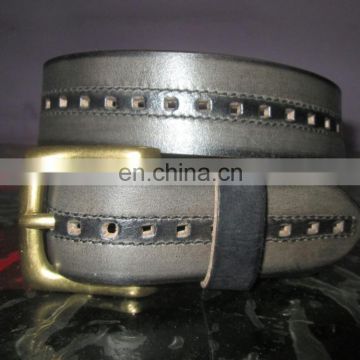 Mens Pure Genuine Leather Belts