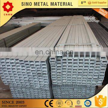 pre galvanized mild steel square hollow sections 1/2"-4" pre-galvanized steel pipe 50mmx75mm gi square steel pipe