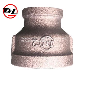 black malleable iron pipe fittings reducing coupling