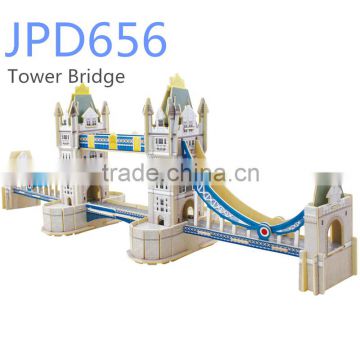 functional wooden famous building toys