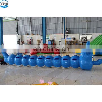 Customized Inflatable Water Caterpillar/Inflatable sport games for Company Activities