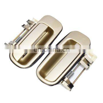 Outside Exterior Door Handle Rear Left Right Beige 2Pcs For Toyota Corolla Camry