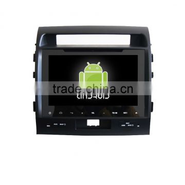 Quad core!car dvd with mirror link/DVR/TPMS/OBD2 for 9 inch full touch screen quad core 4.4 Android system TOYOTA LAND CRUISER