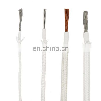 high temperature resistant silicone braid shielding tinned copper wire cable