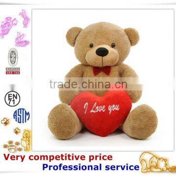 OEM Stuffed Toy,Custom Plush Toys, plush bear with red heart