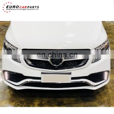 W447 body kits fit for V-class W447 2016y~ Eurocar w447 kit PP material front bumper  rear bumper  front grille headlight