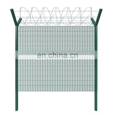 Factory supply airport perimeter barbed wire fence