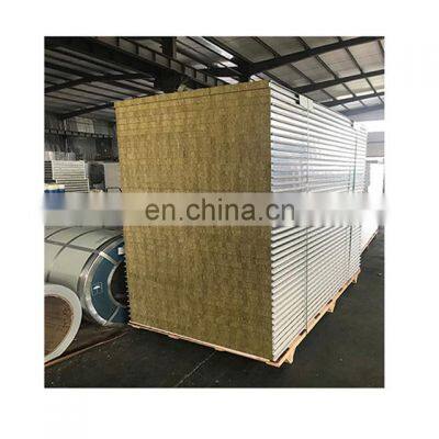 XPS EPS PU Rock Wool Fire proof sound proof rock wool sandwich wall and roof panel PU Side Sealing Rock Wool Sandwich Panel