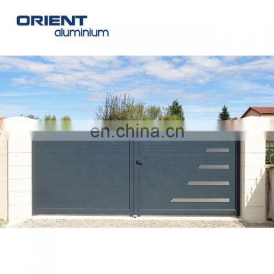 China good supplier metal gates outside sliding aluminum gate fast delivery