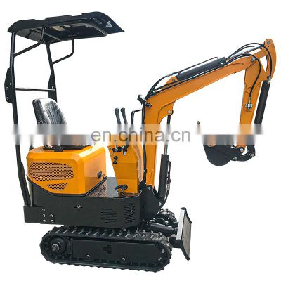 China Famous New 1ton Mini Crawler Excavators digger mini excavator of hydraulic and diesel with cheap prices for sale
