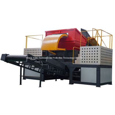 High quality CE Certification Double Shaft Shredder Two Axis Shredding Machine For Solid Waste Heavy Industrial Machine