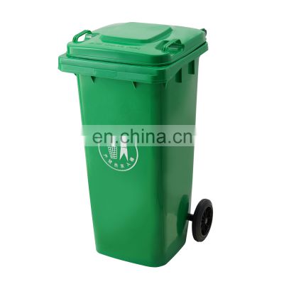 tong sampah 120 liter plastic dustbin 120l garbage bin with wheels