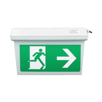 running man exit sign lamp maintained ip65 waterproof led emergency lights