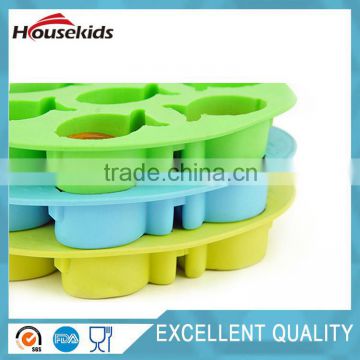 Cartoon Fish Silicone Ice Tray Ice Cubes DIY Mould Pudding Jelly Mold