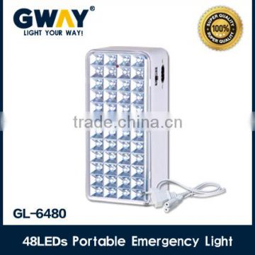 NEW ABS plastic MCD LED rechargeable wall mounted emergency light for camping