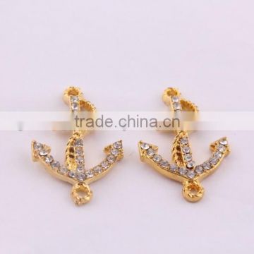 new design cross crystal rhinestone connector charms ! alloy silver Connector for bracelet wholesales!!