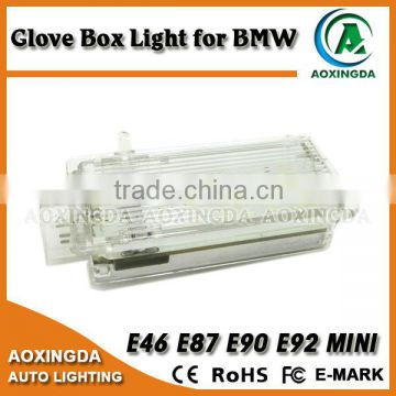 LED Glove compartment Light For E81 E46 E90 E92 E53 X5 F25 X3 E85