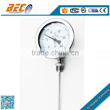 Industrial stainless steel universal temperature meter