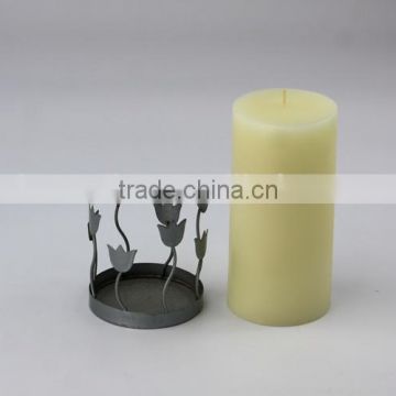 Wholesale white soy & paraffin candle with different design & size & packing