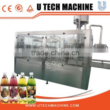 2014 high quality stainless steel model bottled small scale juice filling machine