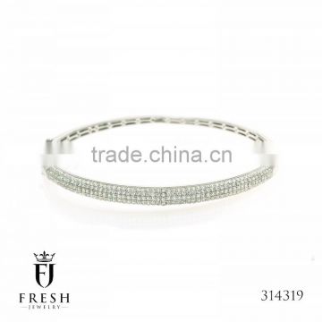 Fashion 925 Sterling Silver Bracelet - 314319 , Wholesale Silver Jewellery, Silver Jewellery Manufacturer, CZ Cubic Zircon AAA