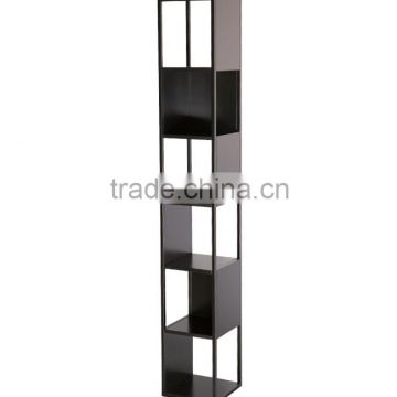 Modern black solid wood wine rack design for European