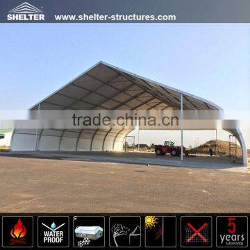 large Tension Fabric structures aircraft hangar tent for Civil and Military Aviation Activities