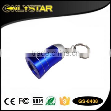 Onlystar GS-8408 mini aluminum pocket flashlight LED key chain torch