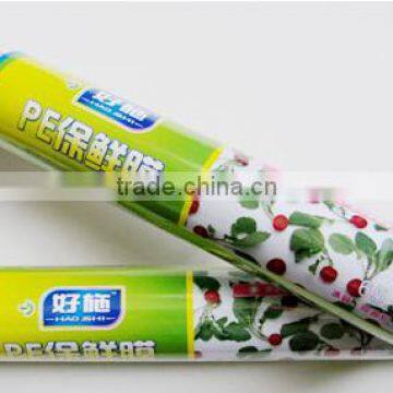 Wholesale soft plastic wrap transparent stretch cling film roll