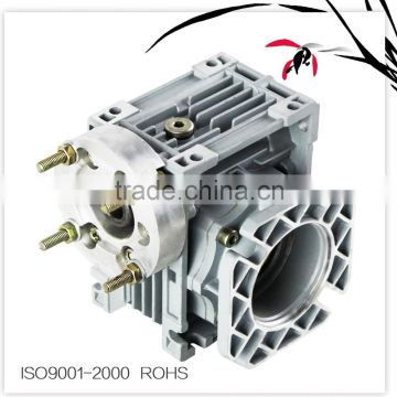 Conbination of cast iron double NMRV 040-075Worm Speed reducer ,Gearbox Matched With Motor with output flange for Industry