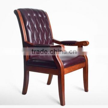 2016 latest arrival solid wood pu Dining chair Y364