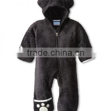 Kids Clothes Baby Boys Warm Winter Polar Fleece Romper For Wholesale