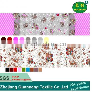China cheap fabric animal print microfiber fabric for home textile