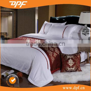 wholesale four season Size of queen hotel bed runner and hotel bedding set