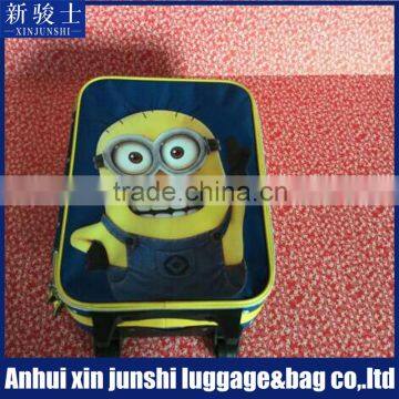 600D Nylon Polyamide PA Kids Trolley Case Kids PVC Trolley Bag