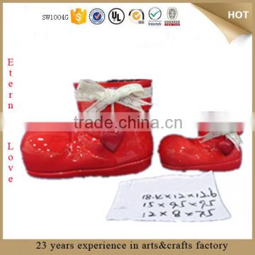 ceramic delicate shoes wedding small gift items