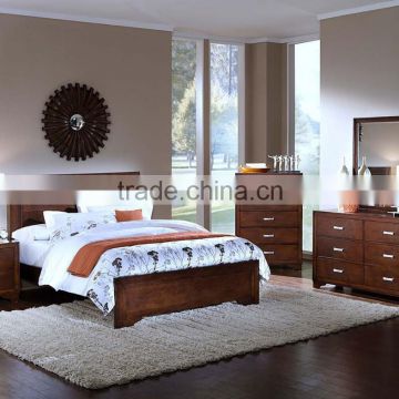 2015 latest new-classic luxury fashion wood bedroom furniture set