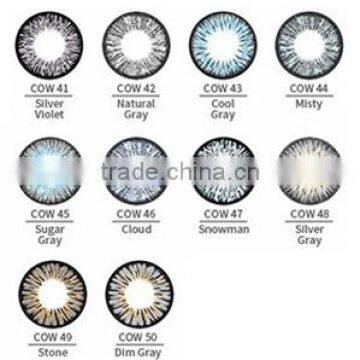 cheap wholesale contact lens korean Colors of the Wind long lasting gray color contacts