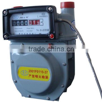 Taian taishan jinshi machine manufacture G1.6 G2.5 gas meter export to Bangladesh