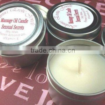 Massage Oil Candle in Tin Box