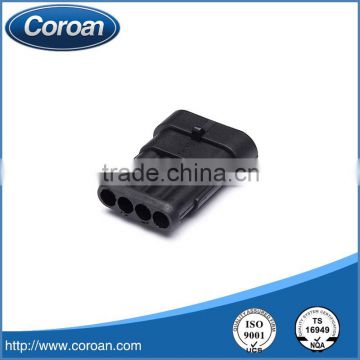 Plastic male 4 pin PA66 auto connector 282106-1/ DJ7041-1.5-11 for automotive application, wire harness