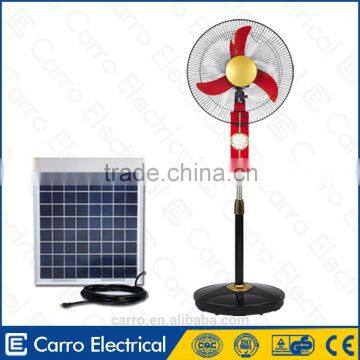 Carro Electrical 16inch 12v 15w solar outdoor portable fan DC-12V16K