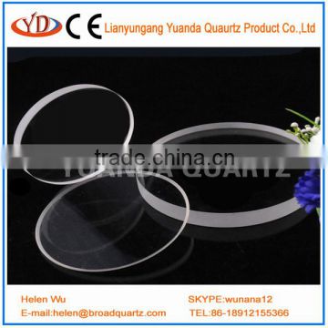 clear fused silica quartz disc from china manufacture