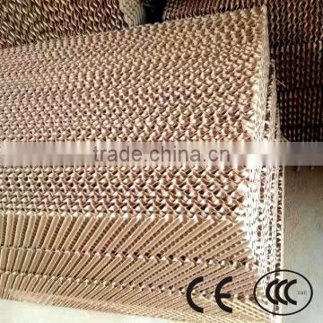 Poultry House Chinese Wet Curtain For Sale / High Evaporative Honey Comb Cooler Pad