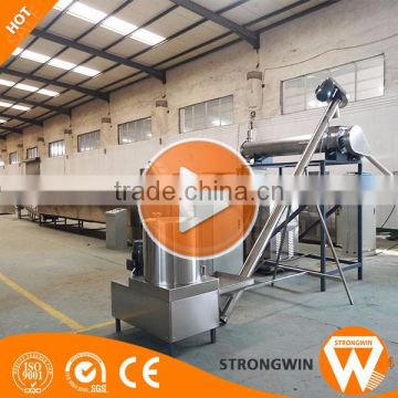Henan Strongwin Stainless Steel dry dog pet cat food processing machine with factory price