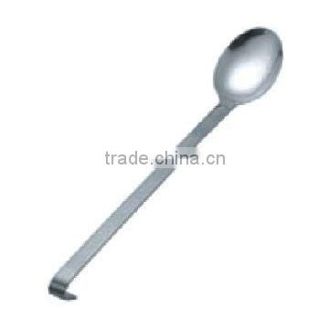 One piece perforated spoon, s/s