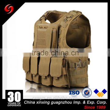 Desert Vest with molle system 600D polyester for army tactical force