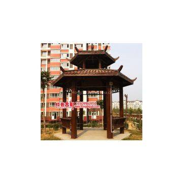 Wooden gazebo four corner pavilions fan Pavilion six corner pavilions grape octagonal pavilion and Phoenix